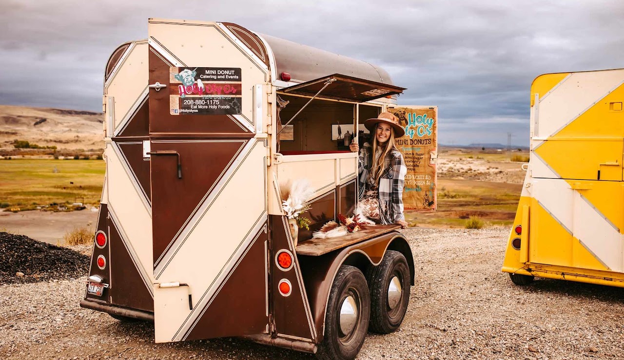 red and yellow trailers
